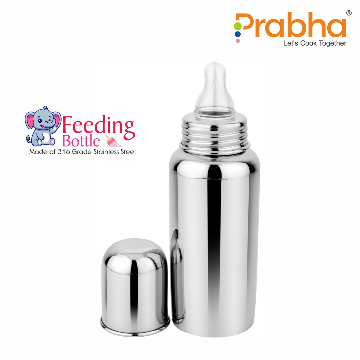 Stainless Steel Baby Feeding Bottle