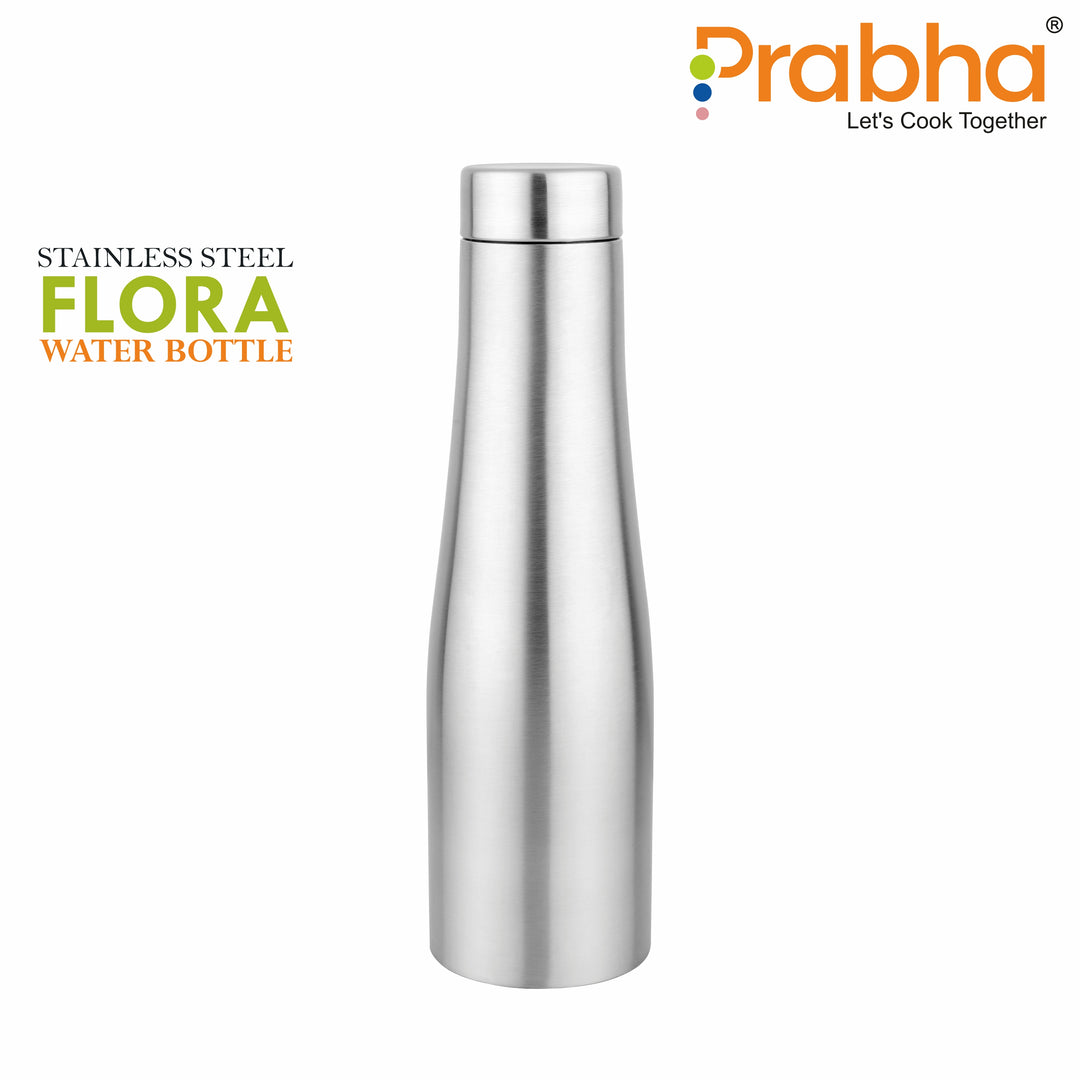 Stainless Steel Flora Water Bottle, 1 Liter