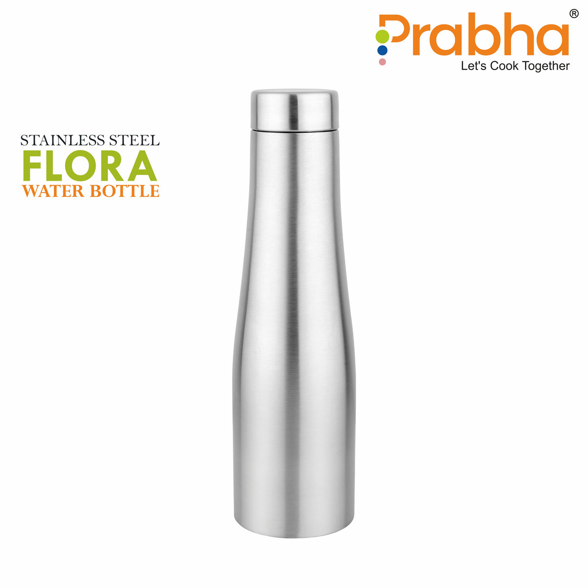 Stainless Steel Flora Water Bottle, 1 Liter
