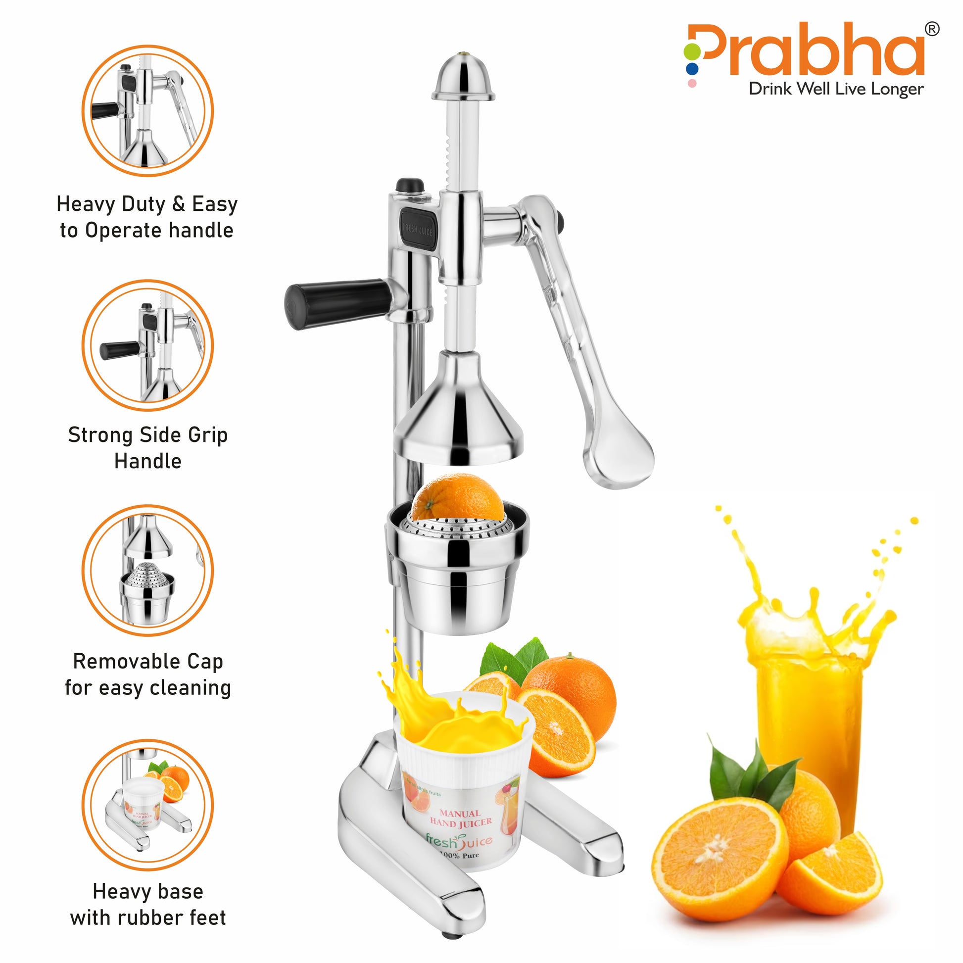 Hand Press Juicer - Fresho