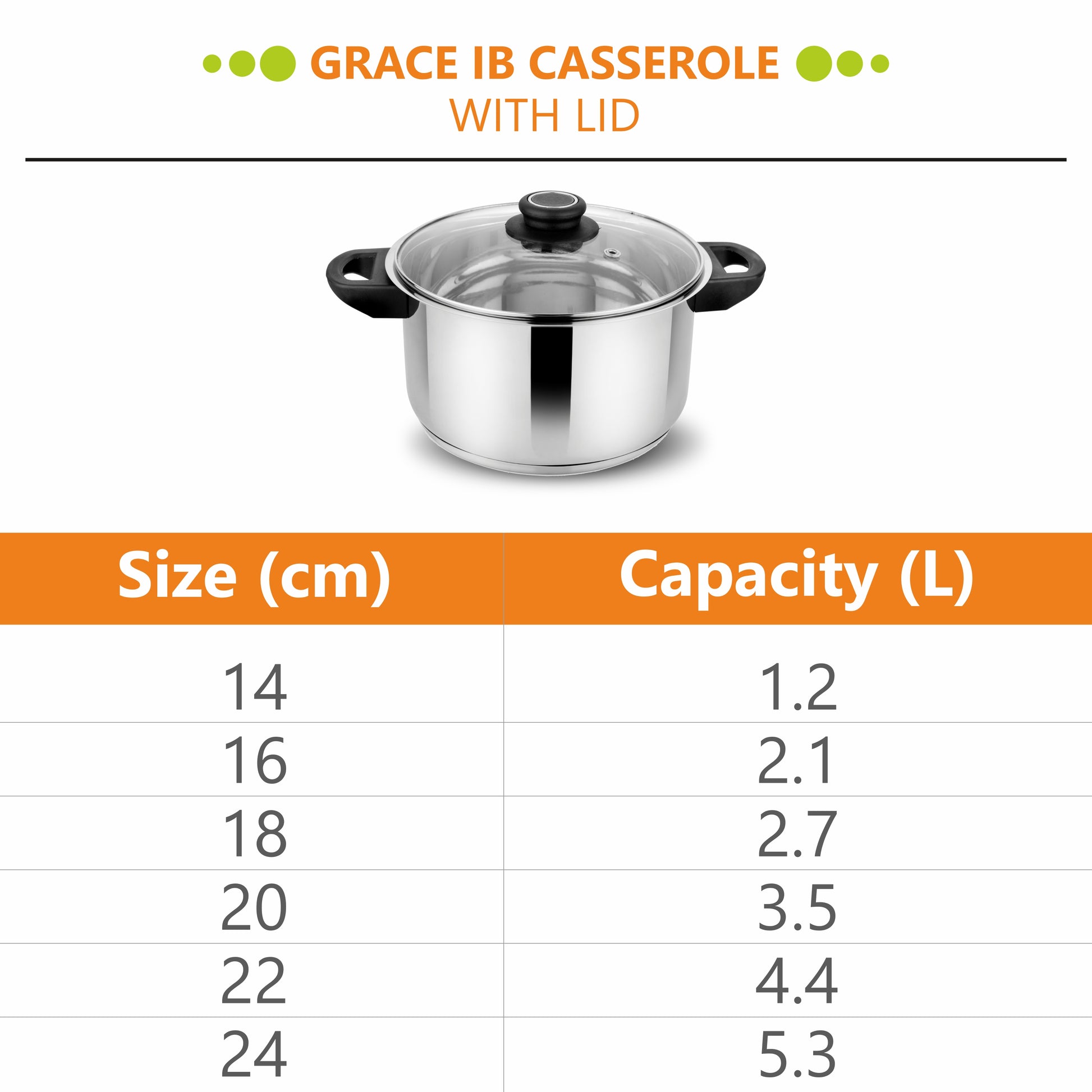 Grace IB Casserole With Lid - Prabha