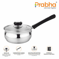 Grace IB Belly Sauce Pan with Lid - Prabha