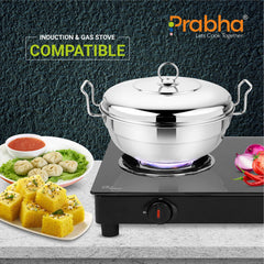 Grace IB Mini Multi Kadhai Plain With 4 Plates