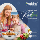 Magnum Capsule Bottom Hammered Kadhai Without Lid