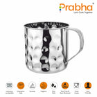 Stainless Steel Hammered Water Mug | Multipurpose Mug for Hiking, Camping, and More