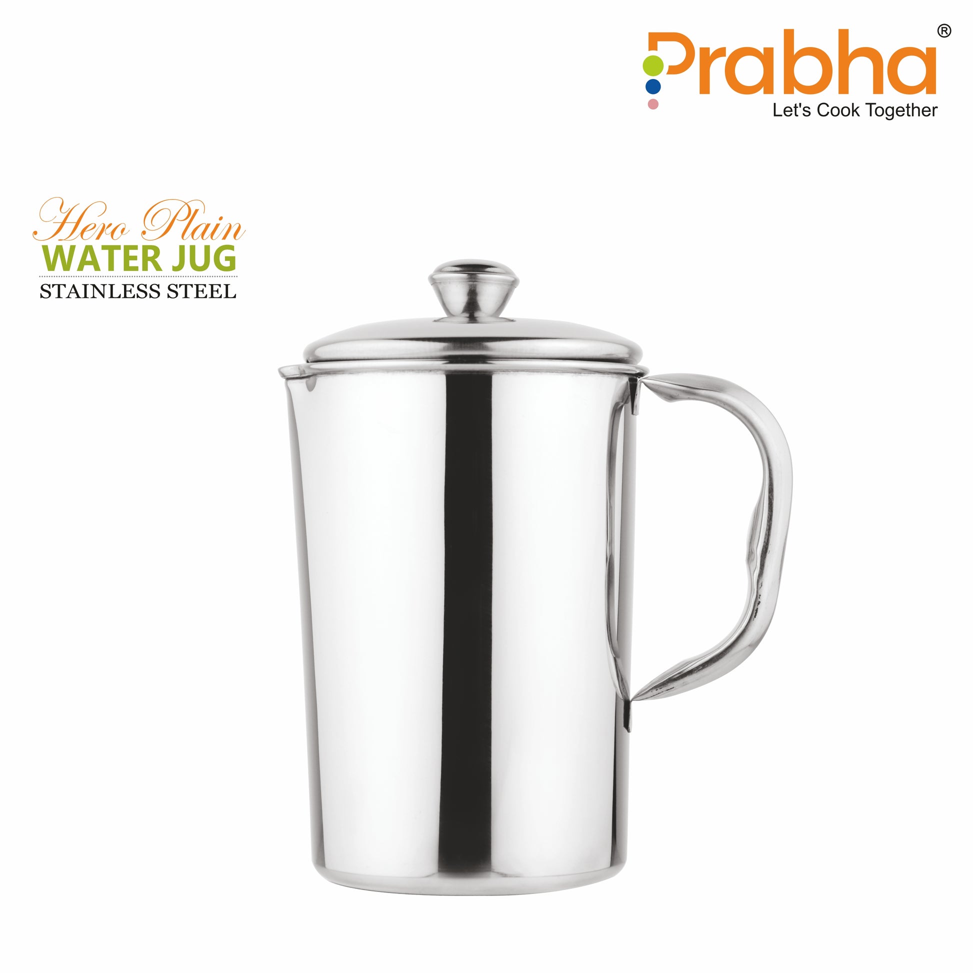 Stainless Steel Hero Water Jug Plain - 2300ml