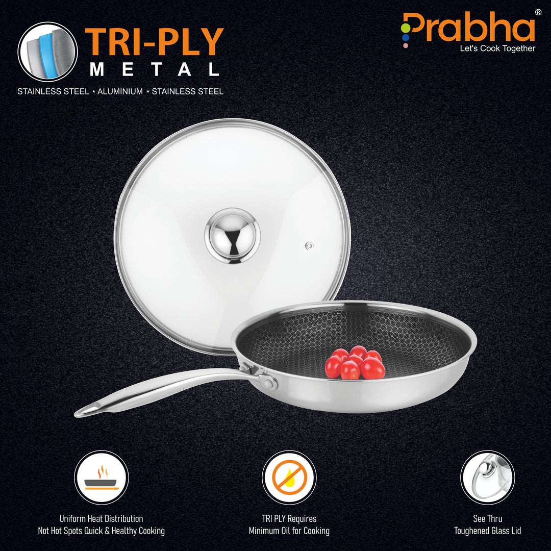 Triply Hexa Cube Frypan With Lid