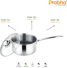 Triply Hexa Cube Saucepan With Lid