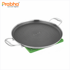 Triply Hexa Cube Stick-Resistant Dosa Tawa with Two Side Handles 32cm