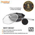 Triply Hexa Cube Octa Pan Wih Lid, 32CM