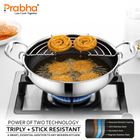 Tri-Ply Hexa Cube Stick-Resistant Saute Pan With Glass Lid & Oil Drainer