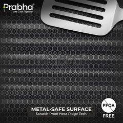 Tri-Ply Hexa Cube Square Grill Pan, 24cm
