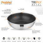 Triply Hexa Cube Tasla Without Lid