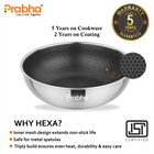Triply Hexa Cube Tasla Without Lid