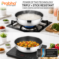 Triply Hexa Cube Tasla Without Lid