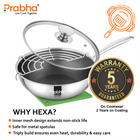 Triply Hexa Cube Wok With Lid