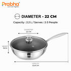 Triply Hexa Cube Wok With Lid
