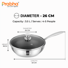 Triply Hexa Cube Wok With Lid