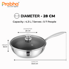 Triply Hexa Cube Wok With Lid