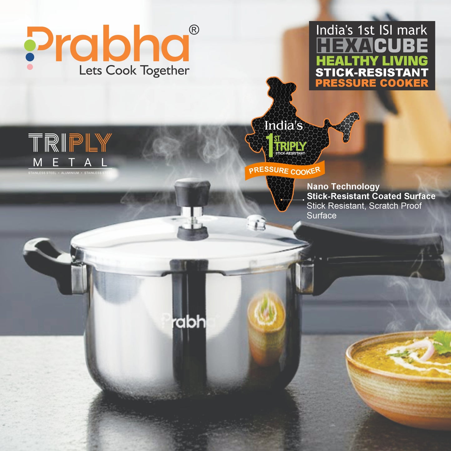 Triply Hexa Cube Non Stick Cooker