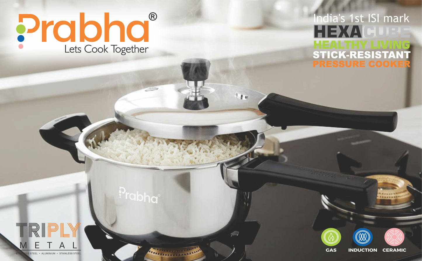 Triply Hexa Cube Non Stick Cooker