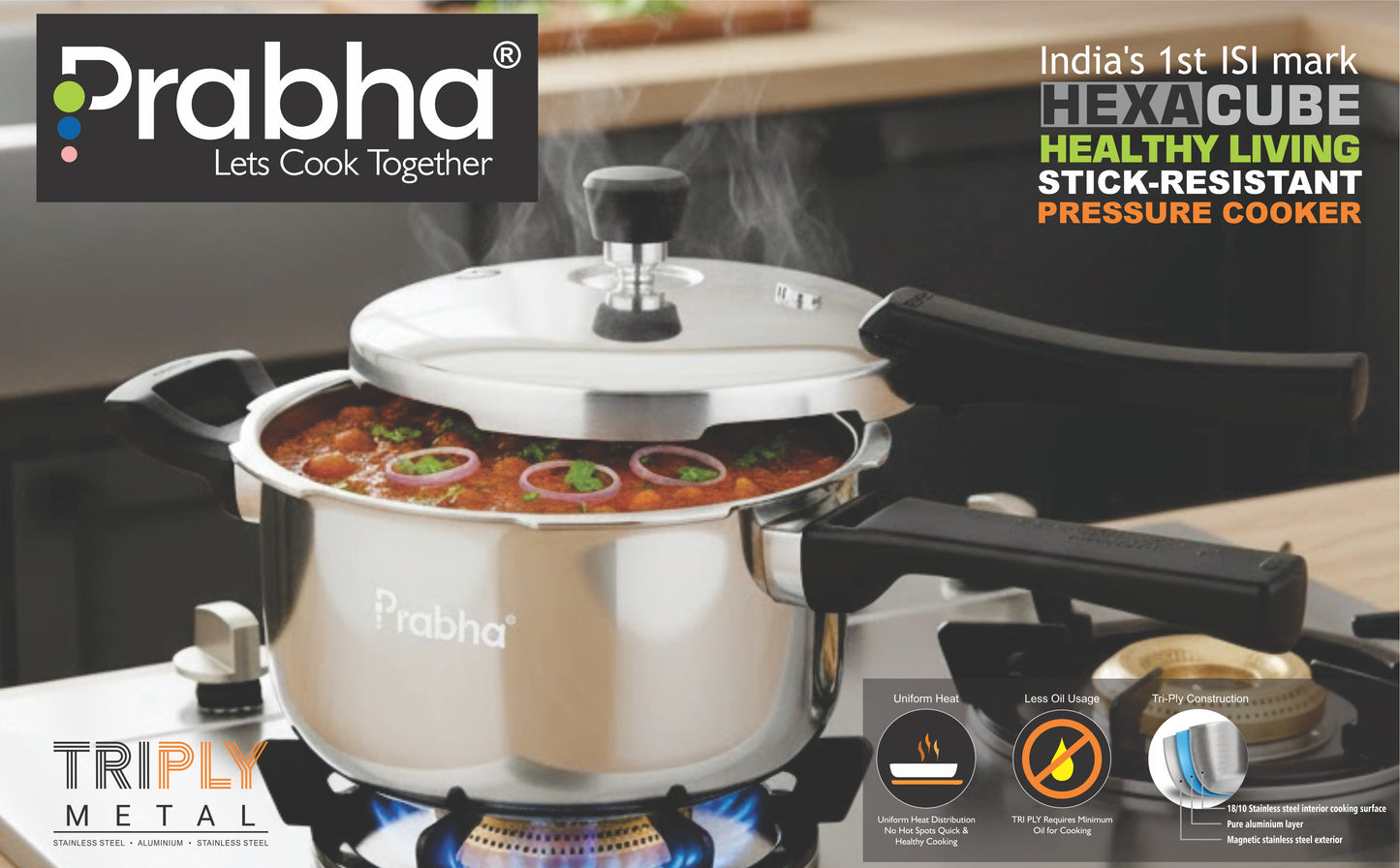 Triply Hexa Cube Non Stick Cooker