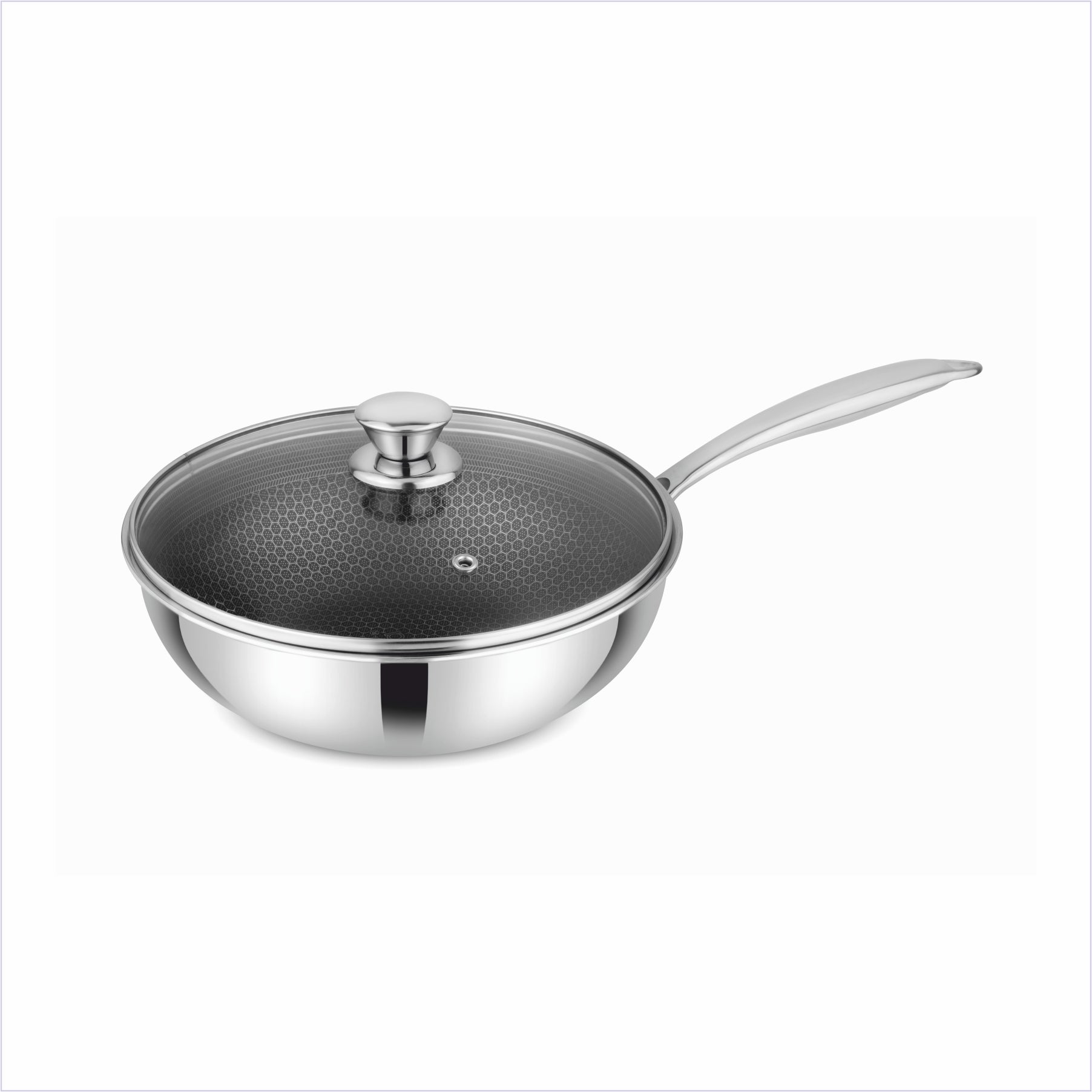 Triply Hexa Cube Wok With Lid
