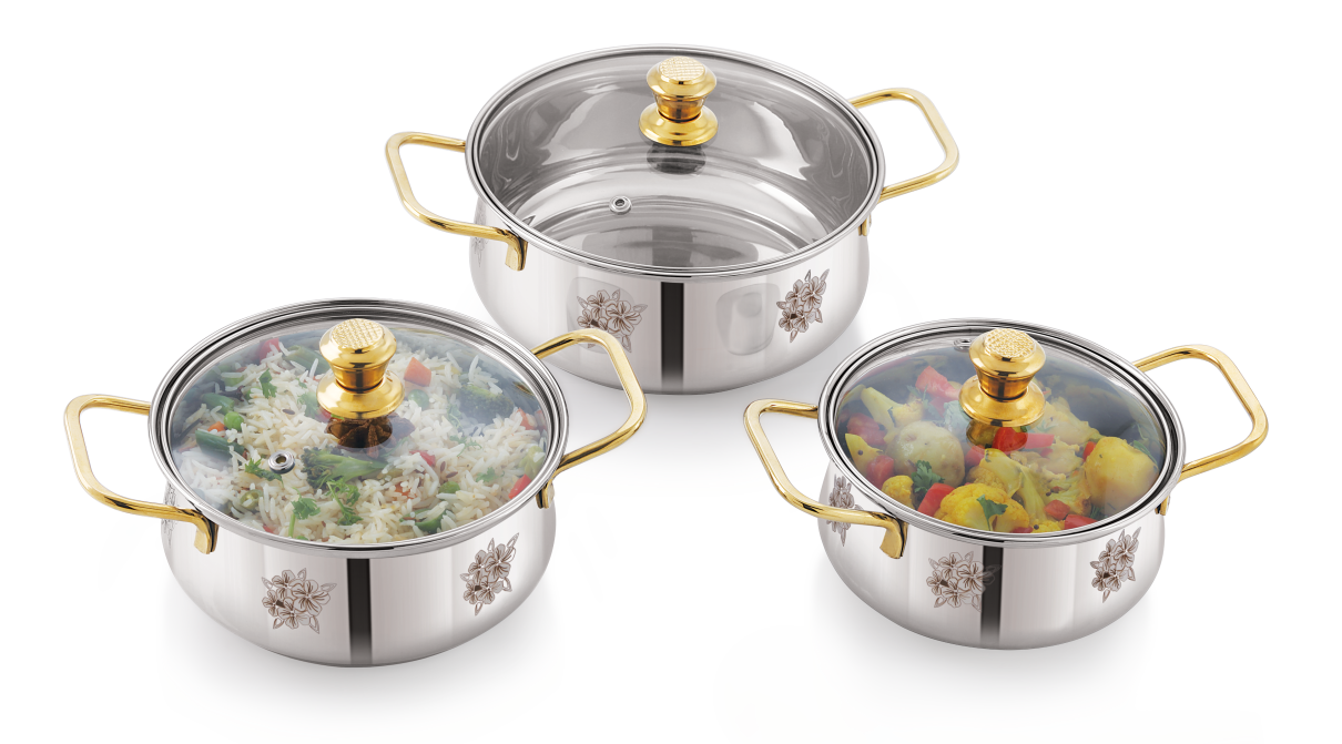 IB Blossom Handi With Glass Lid