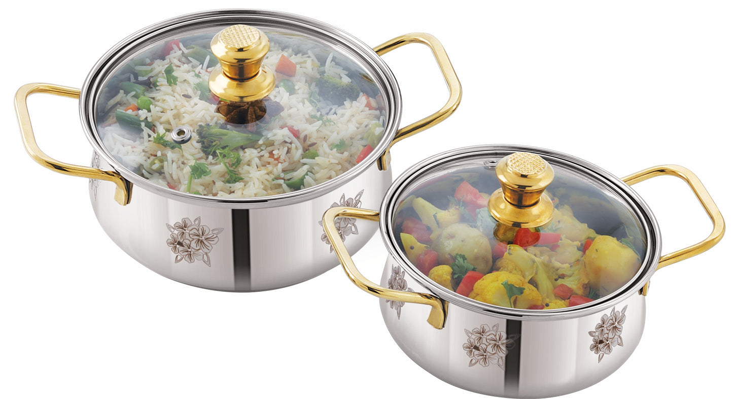 IB Blossom Handi With Glass Lid