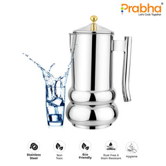 Preimium Stainless Steel Imperia Water Jug, 2000ml - Ideal for Beverages & Serving