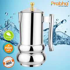 Preimium Stainless Steel Imperia Water Jug, 2000ml - Ideal for Beverages & Serving