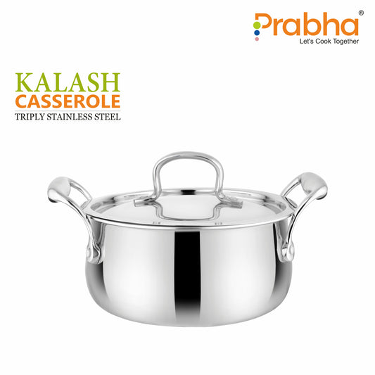 Prima Triply Kalash Casserole With Lid