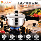 Triply Kalash Plus Pressure Cooker With Steel & Glass Lid