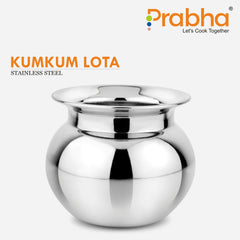 Stainless Steel Multi-Purpose Kumkum Lota - Prabha