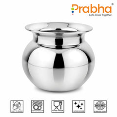 Stainless Steel Multi-Purpose Kumkum Lota - Prabha