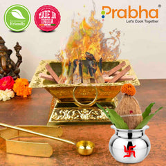 Stainless Steel Multi-Purpose Kumkum Lota - Prabha