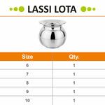 गैलरी व्यूवर में इमेज लोड करें, Stainless Steel Lassi Lota - Ideal for Home &amp; Kitchen, Rust-Free Elegance