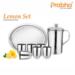Load image into Gallery viewer, Stainless Steel Hammered Lemon Set - Set of 8 Pieces