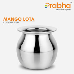 Stainless Steel Mango Lota - 350 ML - Prabha