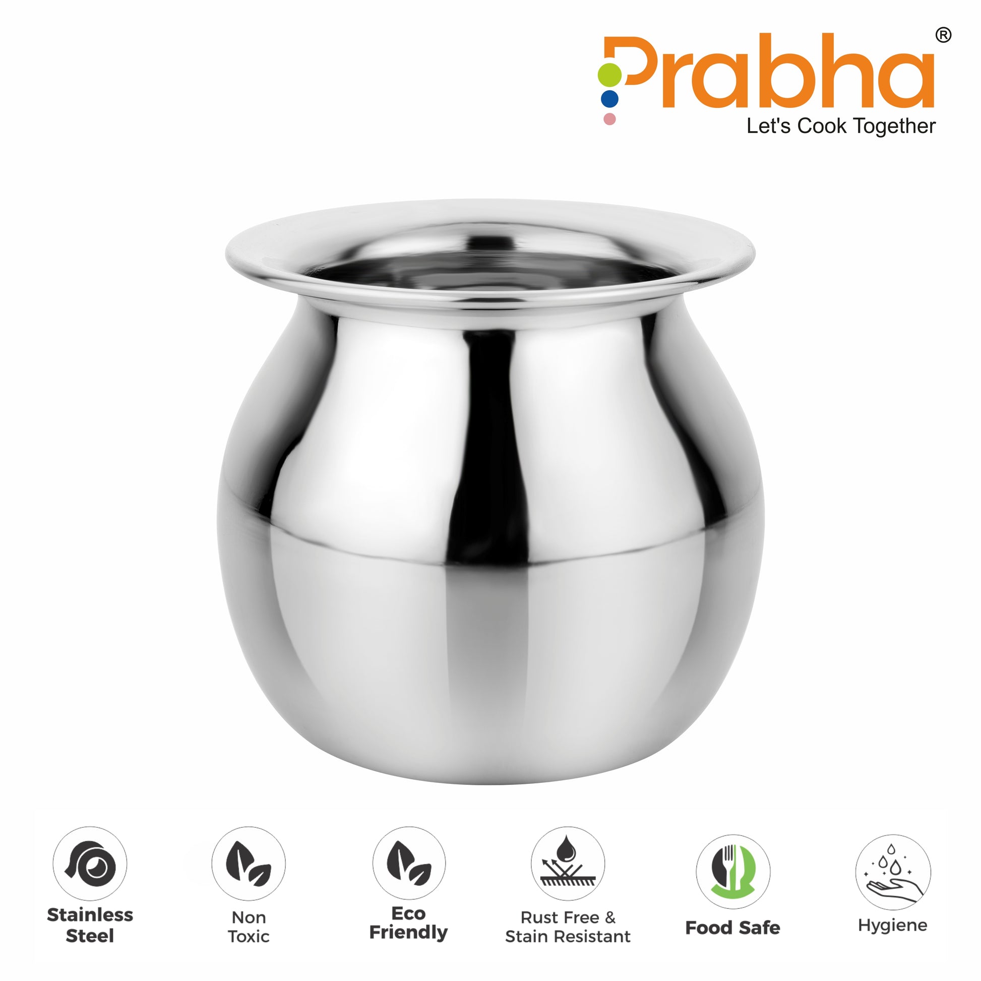 Stainless Steel Mango Lota - 350 ML - Prabha
