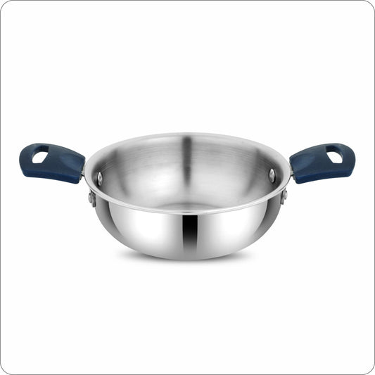 Omega Tri-Ply Mini Kadhai Without Lid