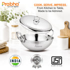 Magnum Capsule Bottom Hammered Kadhai With Lid