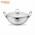 Magnum Capsule Bottom Hammered Kadhai With Lid