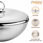 Magnum Capsule Bottom Hammered Tasla With Lid