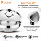 Magnum Flat Bottom Hammered Tasla With Lid
