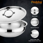 Magnum Flat Bottom Hammered Tasla With Lid