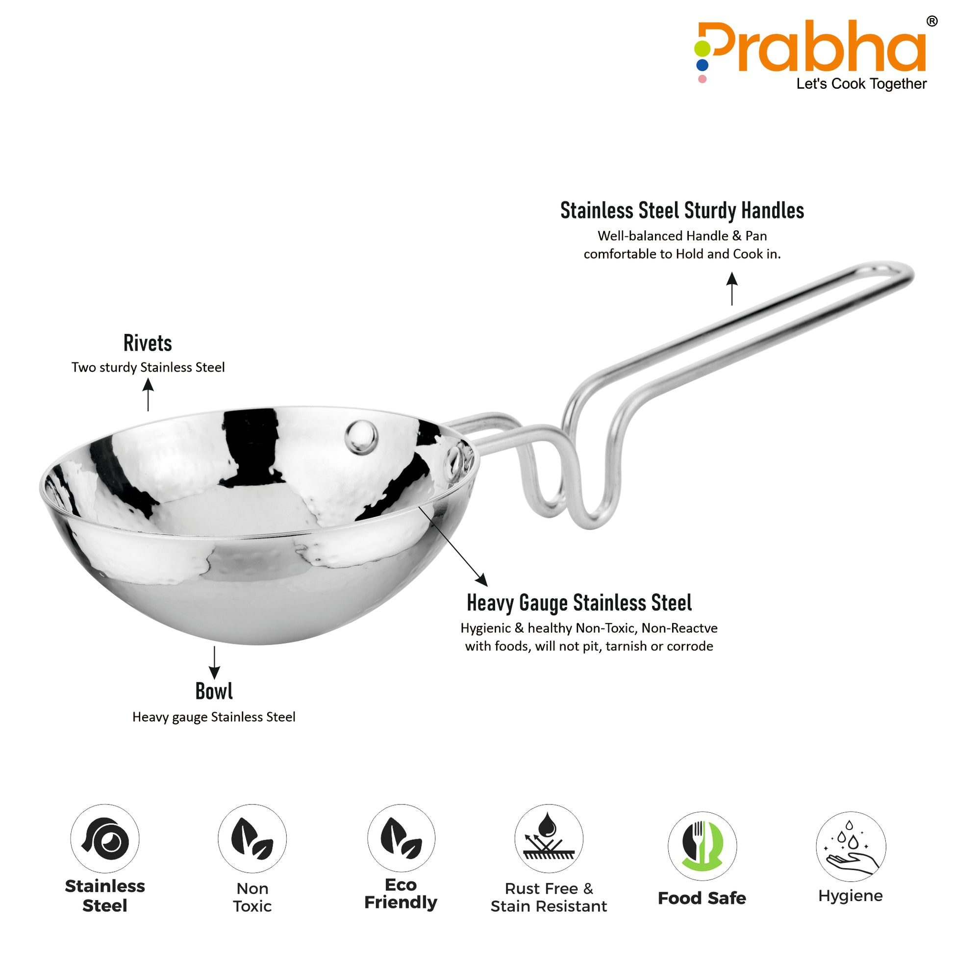 Magnum Hammered Tadka Pan