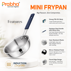 Omega Triply Mini Frypan Without Lid