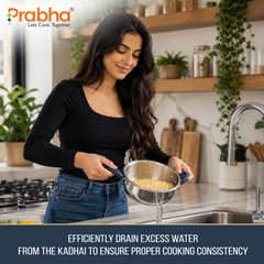 Omega Tri-Ply Mini Kadhai Without Lid