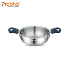 Omega Tri-Ply Mini Kadhai Without Lid